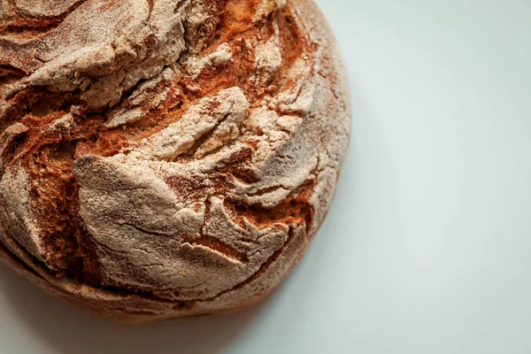 Heerlijk Brood Witte Achtergrond — Stockfoto
