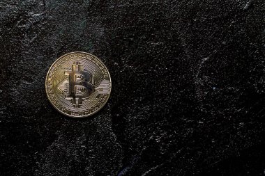 Bitcoin sembolü, kripto para birimi kavramı