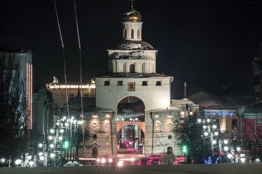 monument of russian architecture Golden Gate in Vladimir