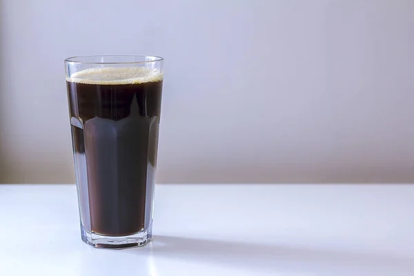 Heißer Kaffee Glas — Stockfoto