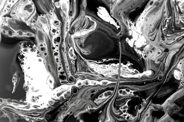 arka plan siyah ve beyaz renklerde soyut resim