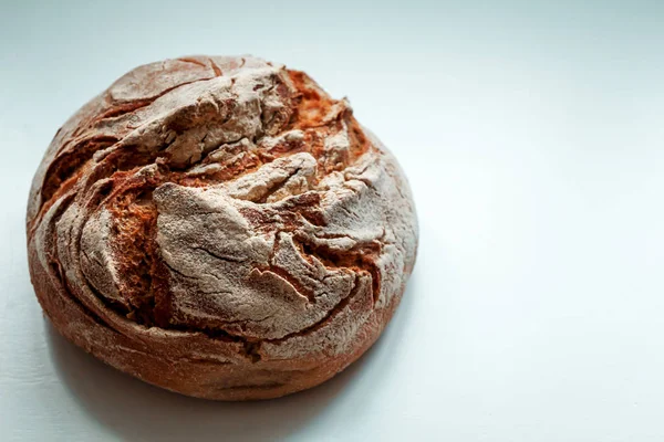 Heerlijk Brood Witte Achtergrond — Stockfoto