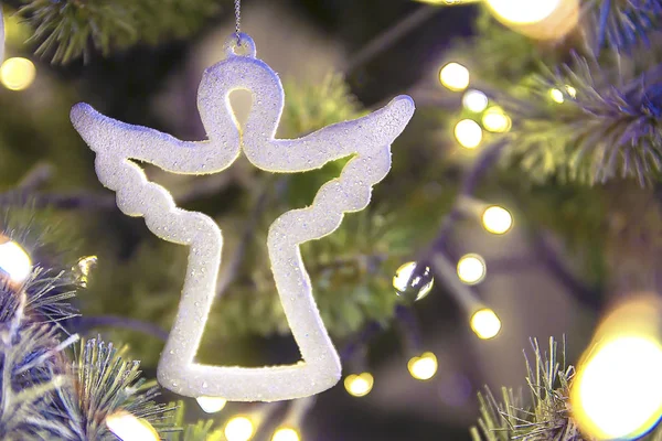 Angel Bauble Christmas Tree Stockbild