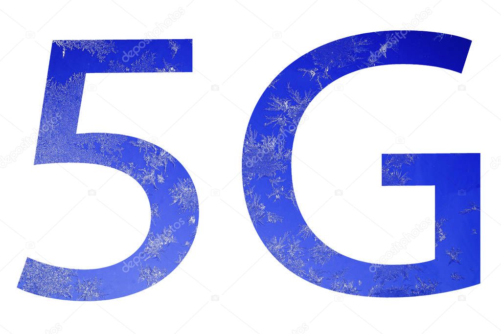  abstract 5G new wireless internet connection background