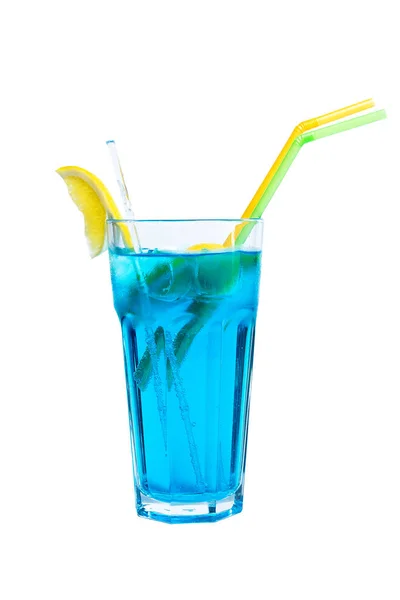 De Cocktail van de Blue Lagoon — Stockfoto