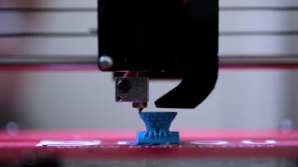 Impresora 3D en trabajo — Vídeos de Stock