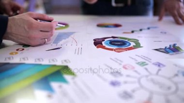 Ekip çalışması grafikleriyle istatistikleri üzerinden