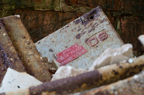 Lancashre Inghilterra 2015 Whitingham Mental Hospital Vecchio Armadietto Dei Medicinali — Foto Stock