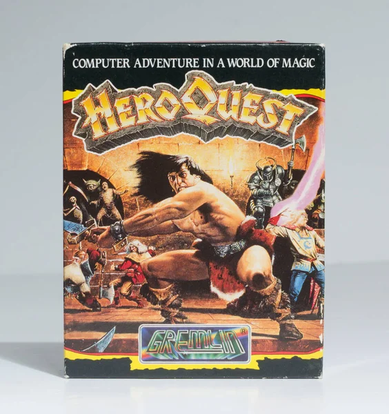 London Angleterre 2019 Hero Quest Vintage Big Box Commodore Cassette — Photo