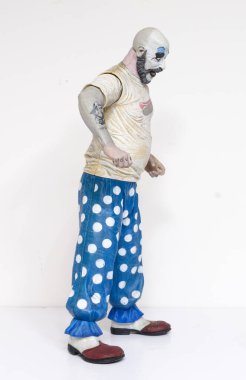 Londra, İngiltere, 05 / 05 / 2018 Kaptan 1000 cesedin ve şeytanın reddedildiği film salonundan seri katil palyaço figürü yumurtluyor. 1990 'lar. Rob Zombi Film Yönetmeni ve Yazarı.