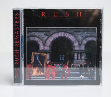 Londra, İngiltere, 05 / 05 / 2019 Rush Cds Motion Pictures Rush Rush, Geddy Lee, Alex Lifeson ve Neil Peart 'tan oluşan Kanadalı bir rock grubudur. 