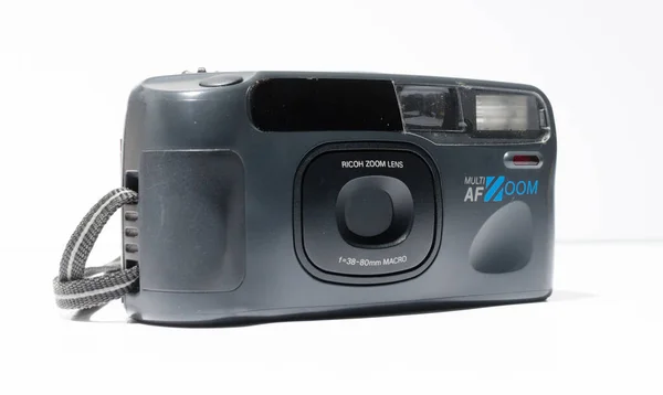 London England 2019 Retro Vintage Ricoh Multi Zoom Film Camera — Stock Photo, Image