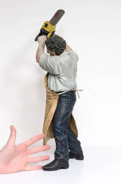 Londres Angleterre 2018 Texas Chainsaw Massacre Large Inch Collectable Action — Photo