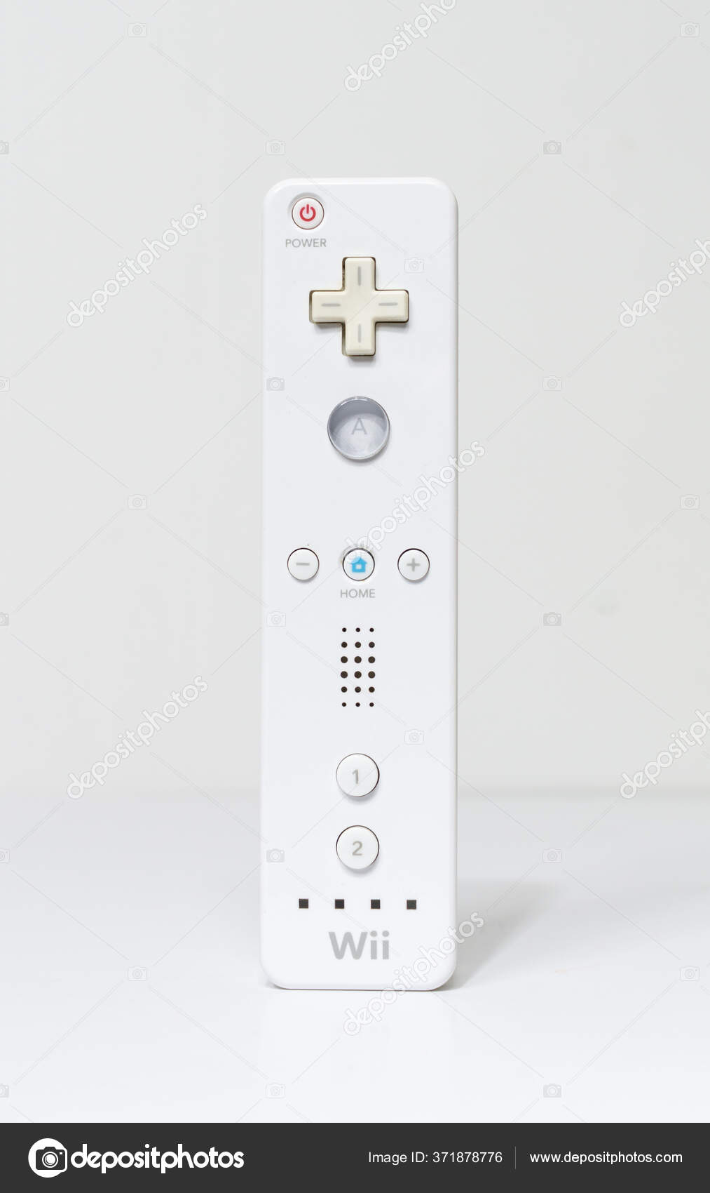London England 052019 Nintendo Wii Controller White Isolated