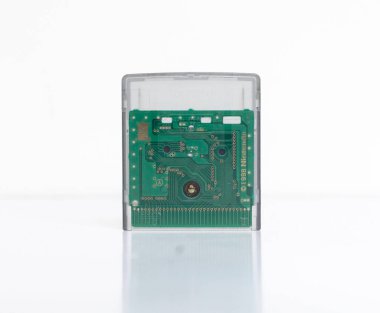 Londra, İngiltere, 05 / 05 / 2018 Bir Nintendo Gameboy Orijinal Power Rangers Zaman Gücü video oyun kartuşu. 1990 'ların ünlü ikonik oyun çocuğu taşınabilir klasik video oyunu. 