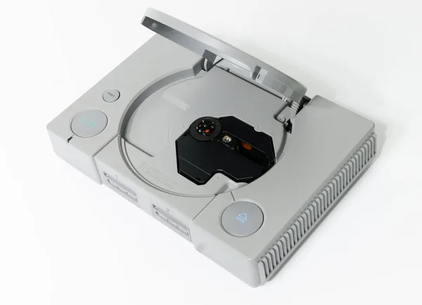 Londýn Anglie 2018 Originální Konzole Sony Playstation Roku1994 Ps1 Retro — Stock fotografie