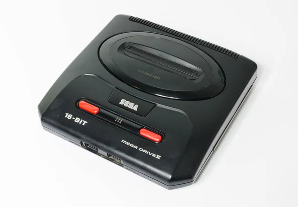 Londyn Anglia 2018 Sega Megadrive Bit Sega Mega Drive Black — Zdjęcie stockowe