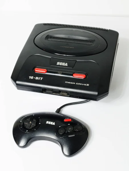 Londyn Anglia 2018 Sega Megadrive Bit Sega Mega Drive Black — Zdjęcie stockowe