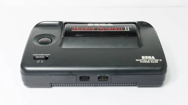London England 2018 Sega Master System Power Base Bit Svart — Stockfoto
