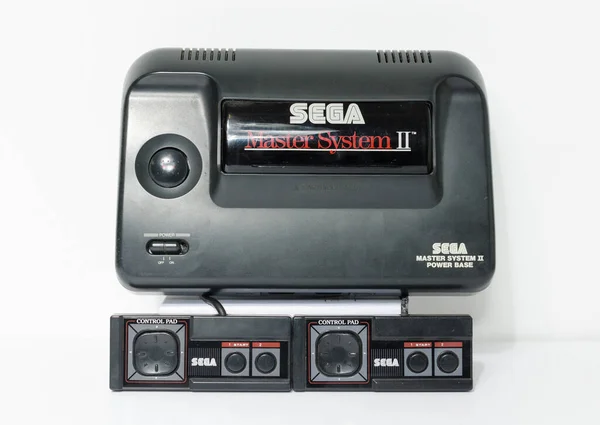 Londyn Anglia 2018 Sega Master System Power Base Bit Black — Zdjęcie stockowe