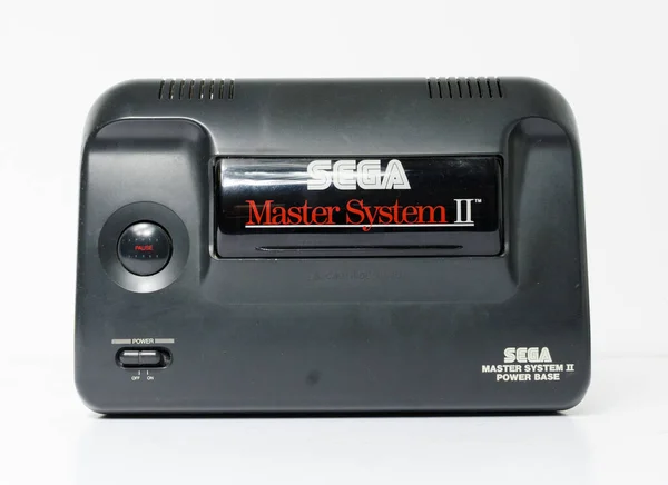 Londyn Anglia 2018 Sega Master System Power Base Bit Black — Zdjęcie stockowe