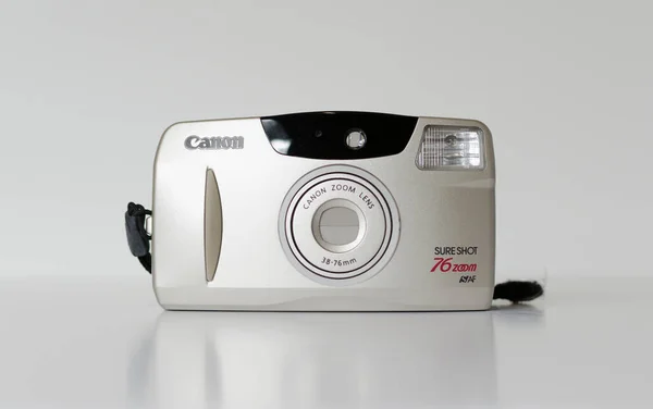 London England 2019 Retro Vintage 1990S Canon Sure Shot Auto — Foto de Stock