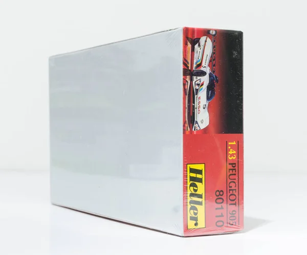 Lodnon England 2019 Vintage Retro Heller Peugeot 905 Scale Plastic — Fotografia de Stock