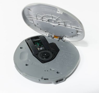 Londra, İngiltere, 05 / 05 / 2019 Sony Walkman G Koruma Jog Kanıt CD çalar. Lazer ışın cd okuyuculu antika ve retro cd walkman. Plastik atık geri dönüşümü. Japon teknolojisi.