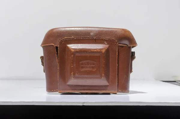 London England 2018 Zeiss Ikon Nettar Medium Format Camera Leather — Stock Photo, Image