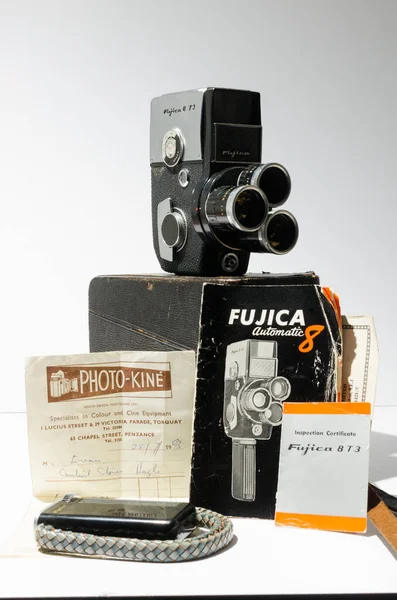 London England 2019 Rare Vintage Fujica 8Mm Cine Camera 8Mm — Stock Photo, Image