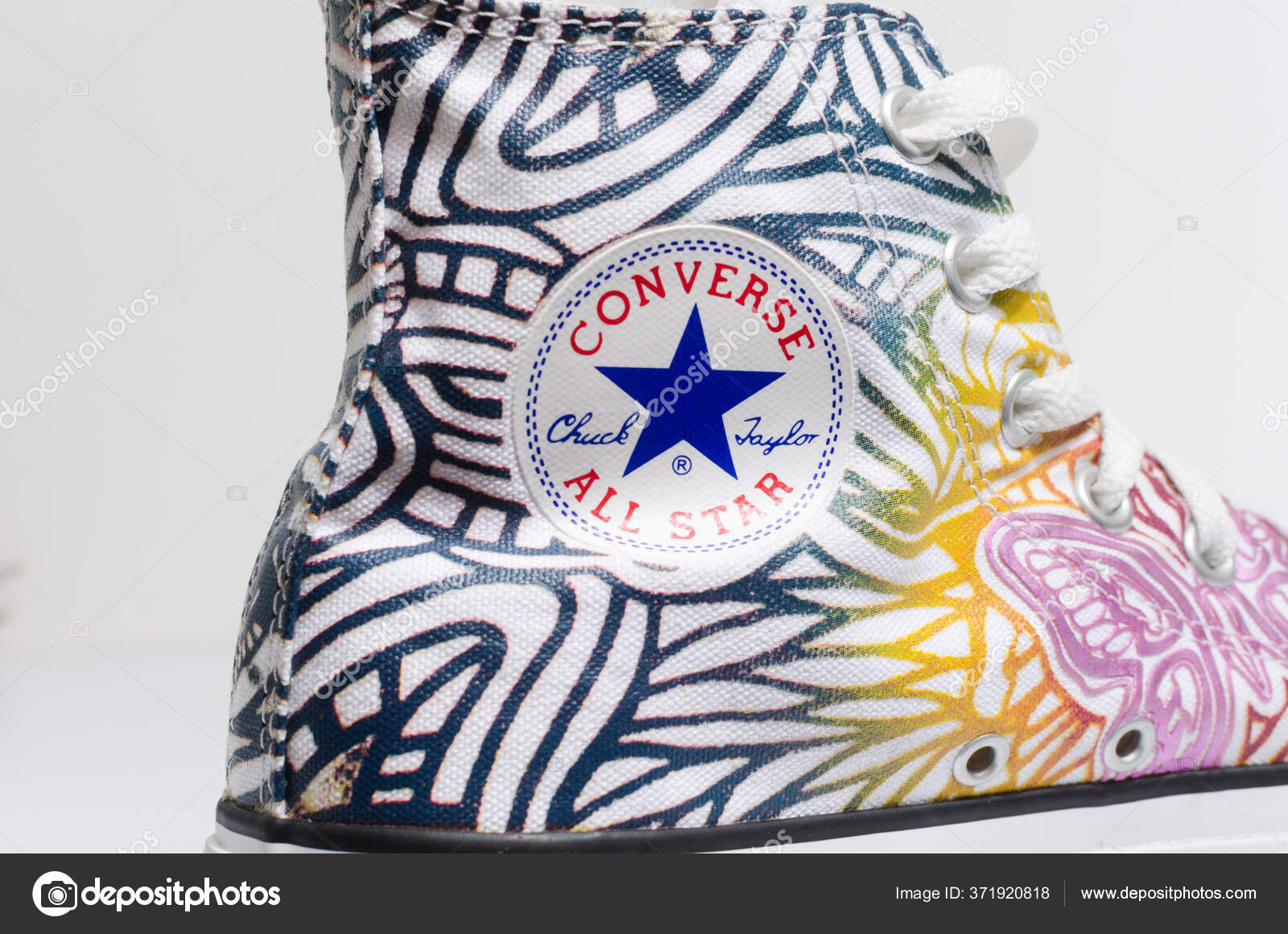 butterfly converse high tops