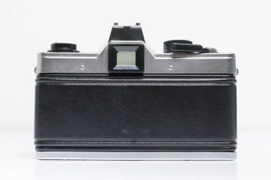 Londra, İngiltere, 05 / 05 / 2018 A Retro vintage Praktica super TL 1000 35 mm tek mercek refleks film kamerası ve 50mm 1.8 lens. Eski moda hipster kamerası gençlik kültürüne geri dönüyor..