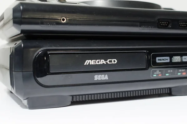 London England 2018 Sega Megadrive Bit Sega Mega Console Very — Stock Photo, Image