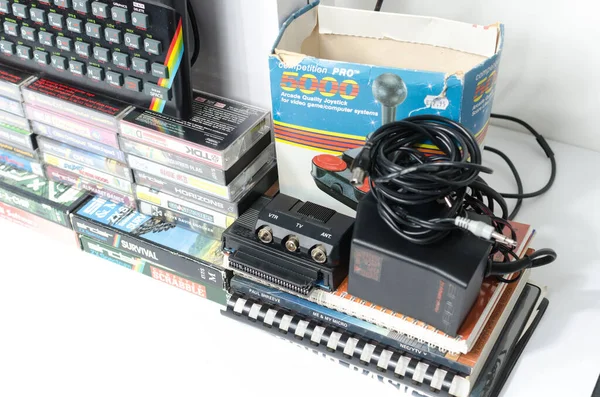 London Eng 2019 Retro Vintage Nostalgico Sinclair Spectrum 48K Console — Foto Stock