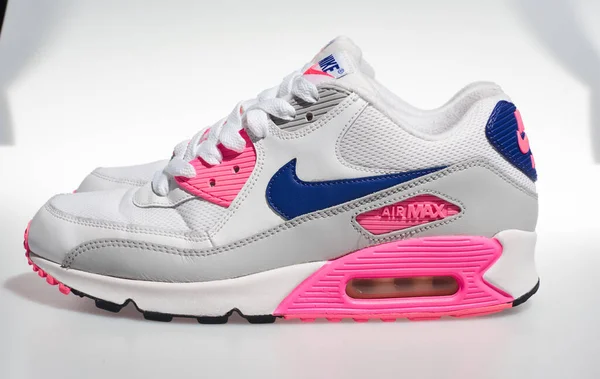 London Englabnd 2018 Nike Air Max 90S Wit Roze Paars — Stockfoto