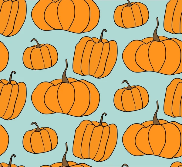 Halloween pumpkin  pattern. Simple illustration of halloween pumpkins for web page background, wrapping paper. — Stock Photo, Image
