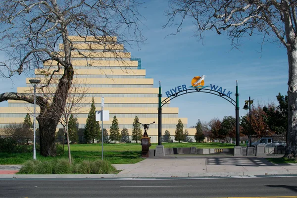 River Walk sign — Stock Photo, Image