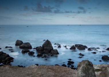 Rocky Point, Patricks Point Eyalet Parkı 'ndan okyanus manzarası