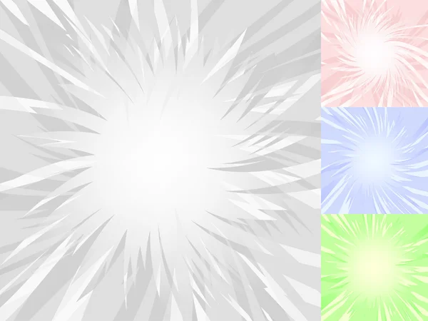 Αφηρημένο σύνολο φόντου. Φωτεινή έκρηξη. Απεικόνιση διάνυσμα για διακόσμηση με ακτίνες. Πρότυπο για το σχεδιασμό στυλ anime. — Διανυσματικό Αρχείο