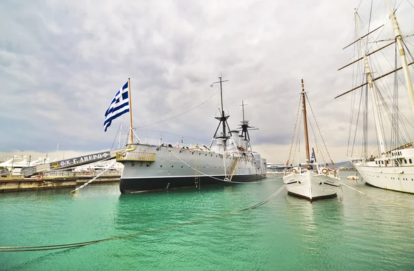 George / Georgios Averof acorazado histórico Grecia —  Fotos de Stock