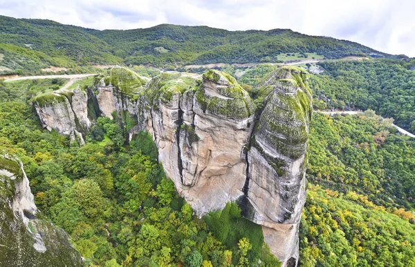 Krajobraz z Meteora Grecja — Zdjęcie stockowe