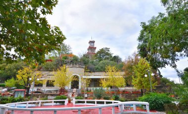 Saat Kulesi tarihi kentin Varousi Trikala Yunanistan