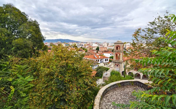 Paisagem da cidade velha Varousi Trikala Grécia — Fotografia de Stock