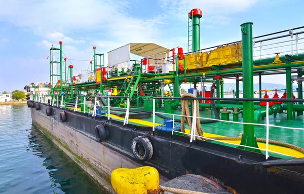 Ropný tanker loď Eleusis Řecko — Stock fotografie