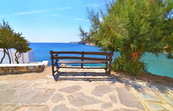 Faros beach Sifnos Adası Yunanistan — Stok fotoğraf