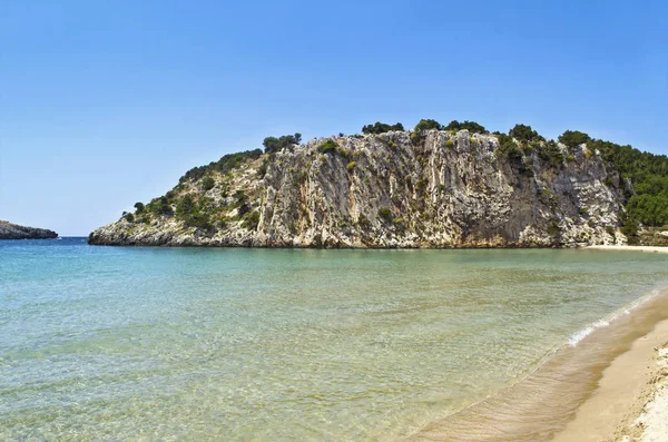 Voidokilia beach Yunanistan Peloponnese — Stok fotoğraf