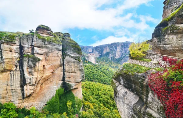 Stare klasztory Meteora Grecja — Zdjęcie stockowe