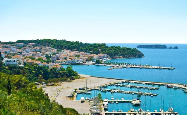 Paisagem de Pylos Peloponnese Grécia — Fotografia de Stock