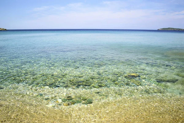 Chrissi Playa de Ammos Isla de Andros Grecia — Foto de Stock