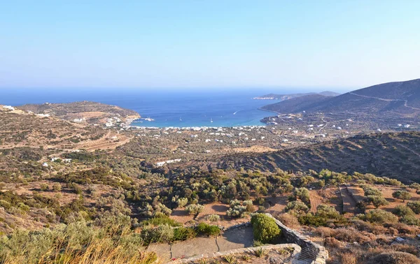Krajina ostrova Sifnos Řecko — Stock fotografie
